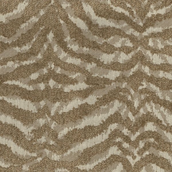 Picture of Tigra Bronze upholstery fabric.