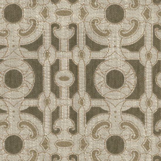 Picture of Locket Khaki upholstery fabric.