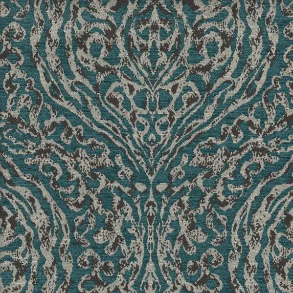 Picture of Spirit Turquoise upholstery fabric.