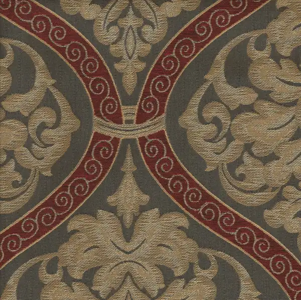 Picture of Roman Ruby upholstery fabric.
