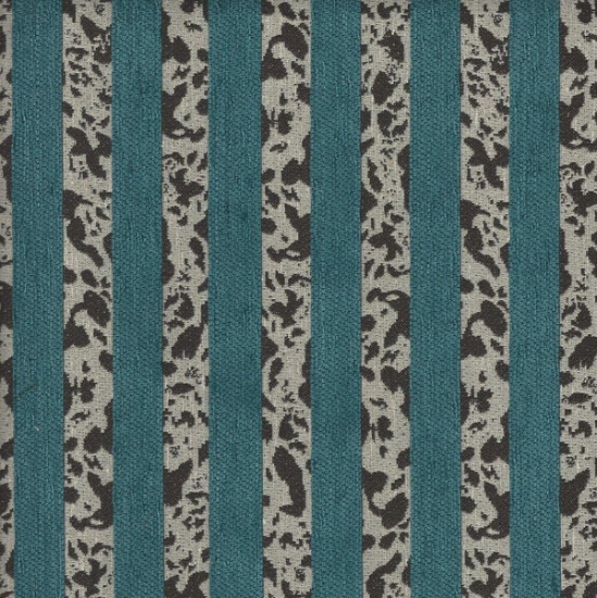 Picture of Chime Turquoise upholstery fabric.