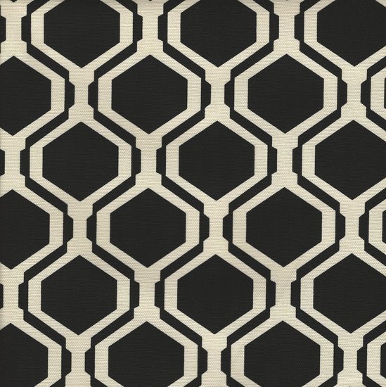 Picture of Fontana Black upholstery fabric.