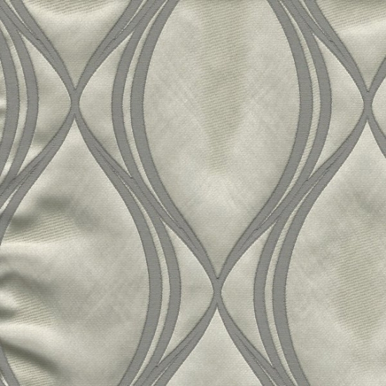 Picture of Majestic Wave Platinum upholstery fabric.