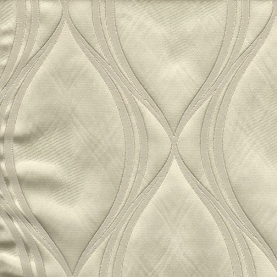 Picture of Majestic Wave Vanilla upholstery fabric.