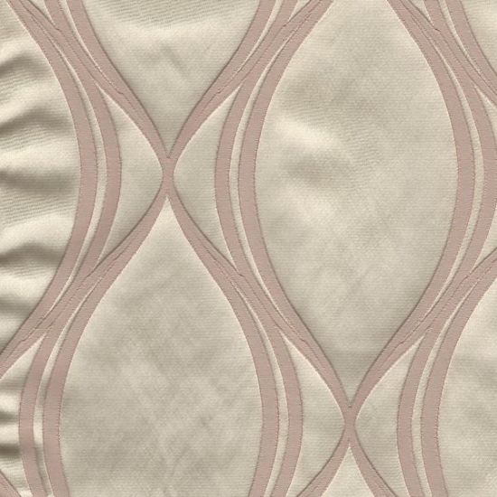 Picture of Majestic Wave Blush upholstery fabric.