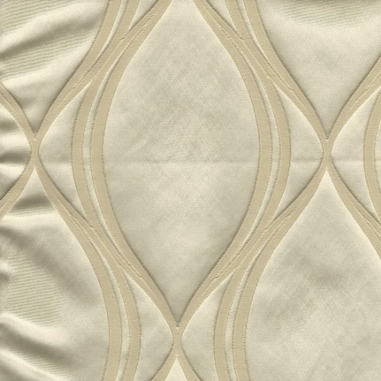 Picture of Majestic Wave Alabaster upholstery fabric.