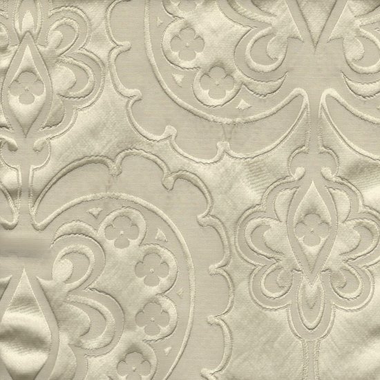 Picture of Majestic Heart Vanilla upholstery fabric.