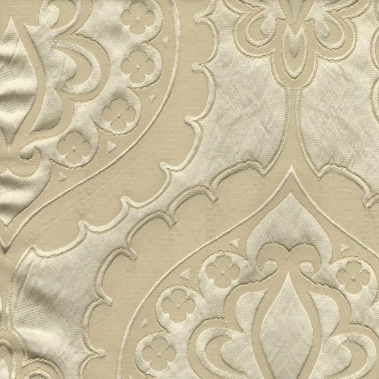 Picture of Majestic Heart Alabaster upholstery fabric.