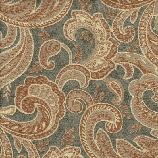 Picture of Boulange Sky upholstery fabric.