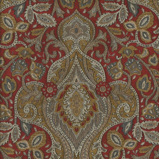 Picture of Cronos Ruby upholstery fabric.