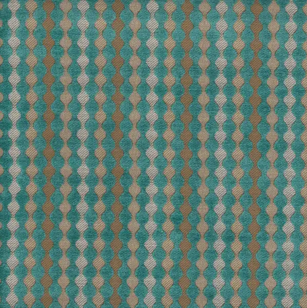Picture of Biscotti Turquoise upholstery fabric.