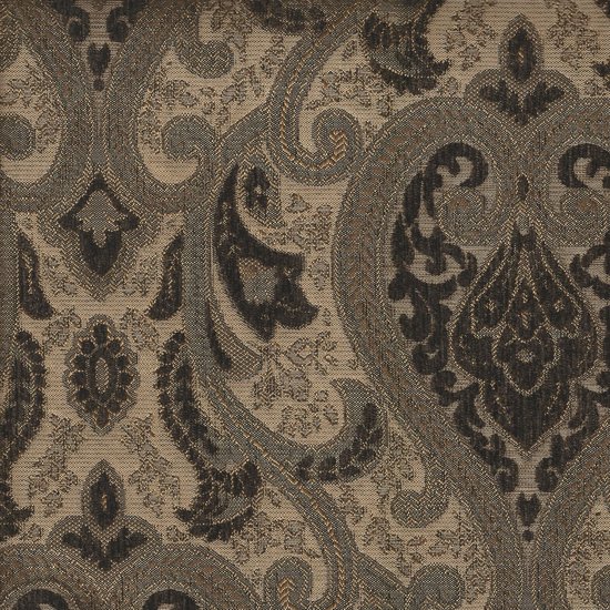 Picture of Monte Cristo Dark Brown upholstery fabric.