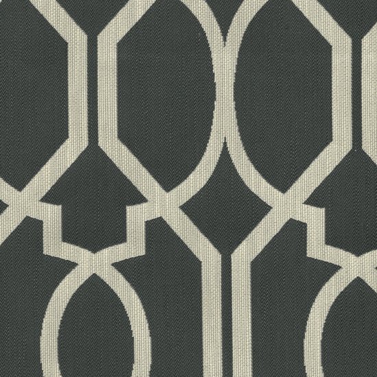 Picture of Refinery Charcoal upholstery fabric.