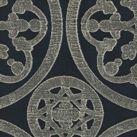 Picture of Mulberry Navy upholstery fabric.