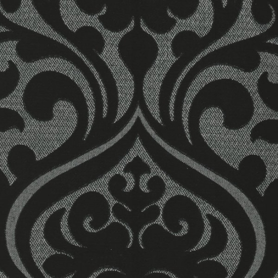 Picture of Chelsea Black upholstery fabric.