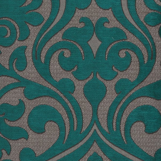 Picture of Chelsea Turquoise upholstery fabric.