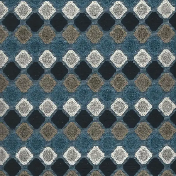 Picture of Evoque Blues upholstery fabric.