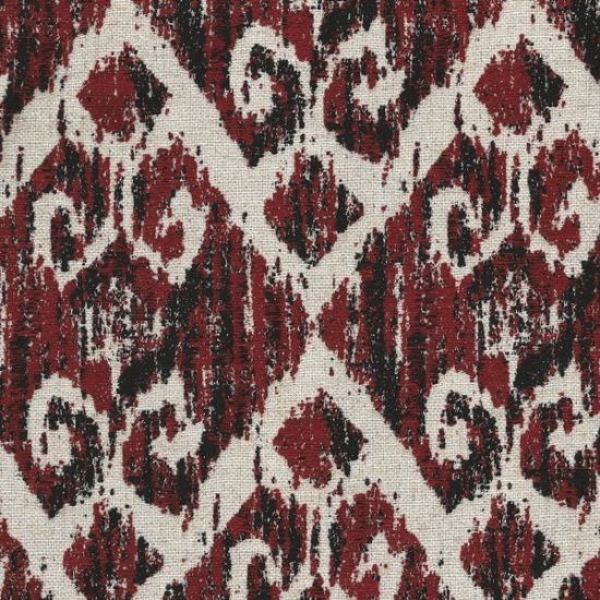 Picture of Hilton Crimson upholstery fabric.