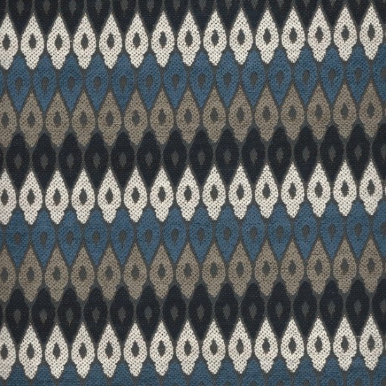 Picture of Janneti Blues upholstery fabric.