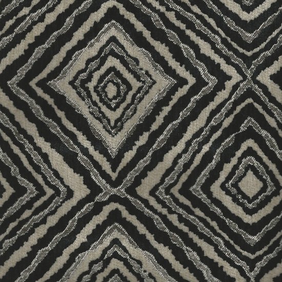 Picture of Marquee Black upholstery fabric.