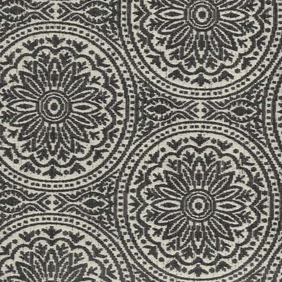 Picture of Morocco Charcoal upholstery fabric.