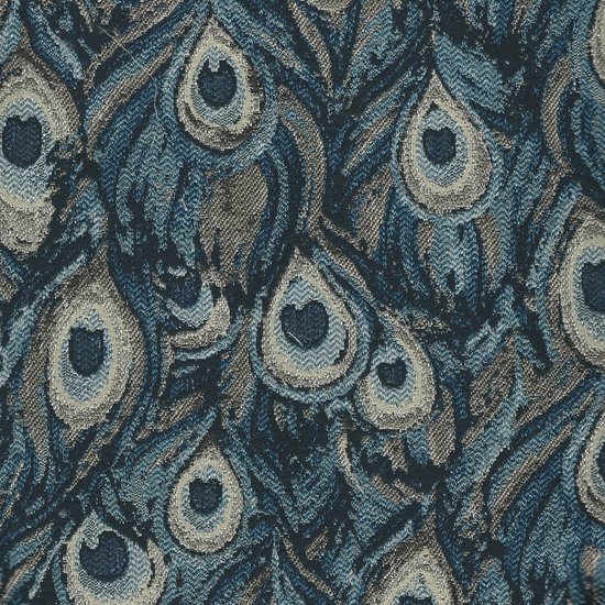 Picture of Peacock Royal upholstery fabric.