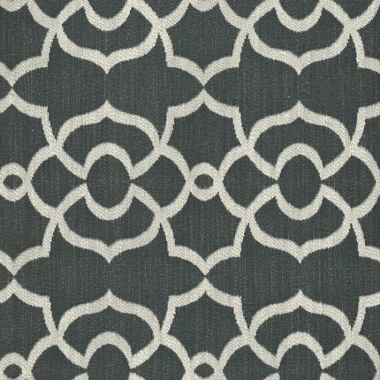 Picture of Sansa Charcoal upholstery fabric.