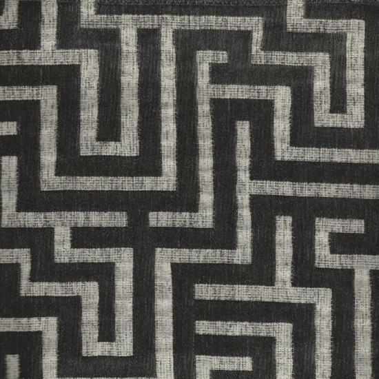 Picture of Tetris Charcoal upholstery fabric.