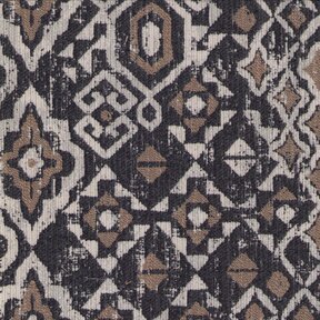 Picture of Kilim Coal upholstery fabric.