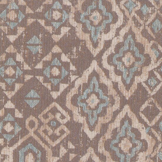 Picture of Kilim Taupe upholstery fabric.