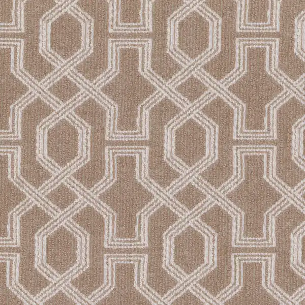 Picture of Tron Sand upholstery fabric.