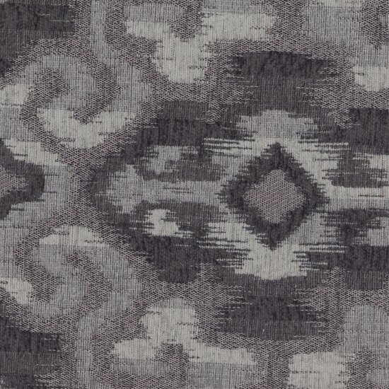 Picture of Ankara Charcoal upholstery fabric.