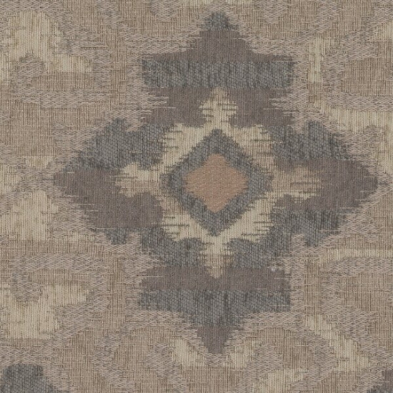 Picture of Ankara Taupe upholstery fabric.