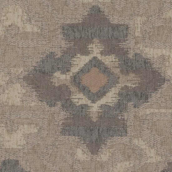 Picture of Ankara Taupe upholstery fabric.