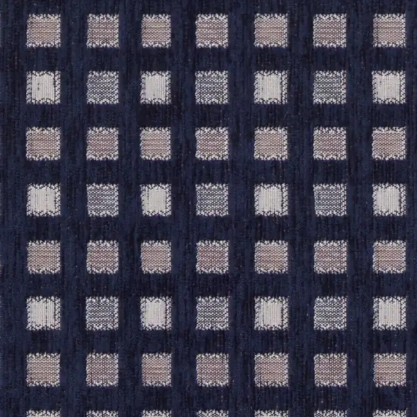 Picture of Cairo Navy upholstery fabric.