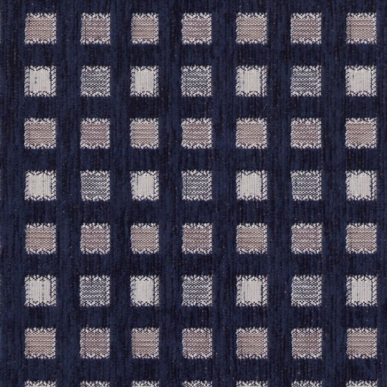 Picture of Cairo Navy upholstery fabric.