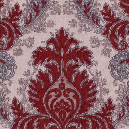 Picture of Grenada Ruby upholstery fabric.