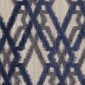 Picture of Jagger Indigo upholstery fabric.