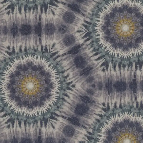 Picture of Java Indigo upholstery fabric.