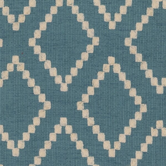 Picture of Matteo Turquoise upholstery fabric.