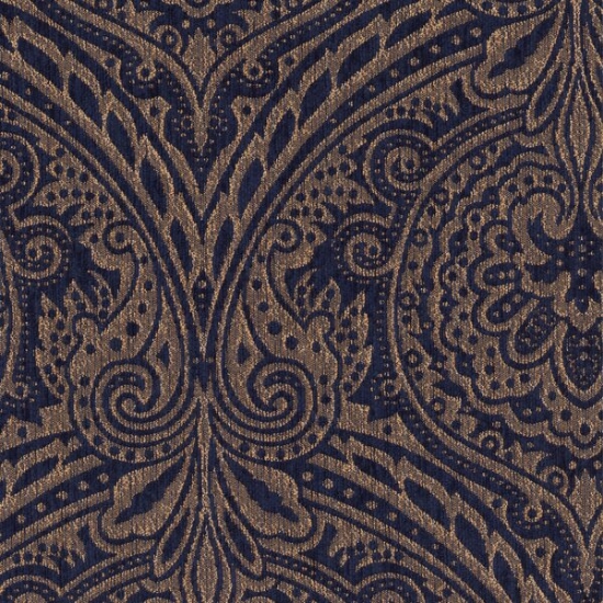 Picture of Medellin Navy upholstery fabric.
