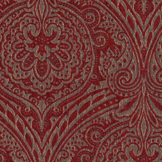 Picture of Medellin Ruby upholstery fabric.