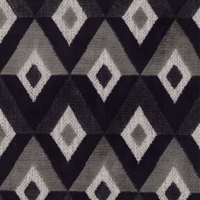 Picture of Meta Ebony upholstery fabric.