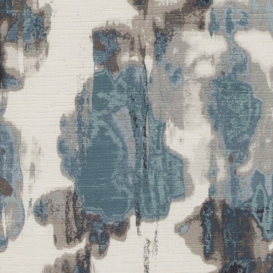 Picture of Mirabelle Steel upholstery fabric.