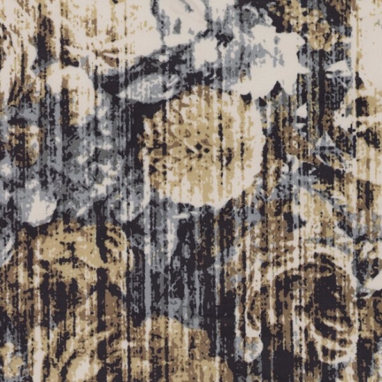 Picture of Rosa Ebony upholstery fabric.