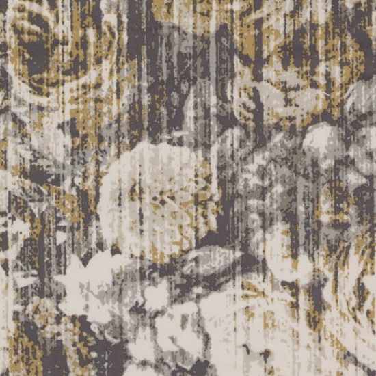 Picture of Rosa Grey upholstery fabric.