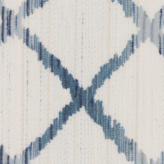 Picture of Tandem Indigo upholstery fabric.