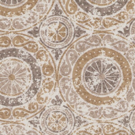 Picture of Taraz Praline upholstery fabric.