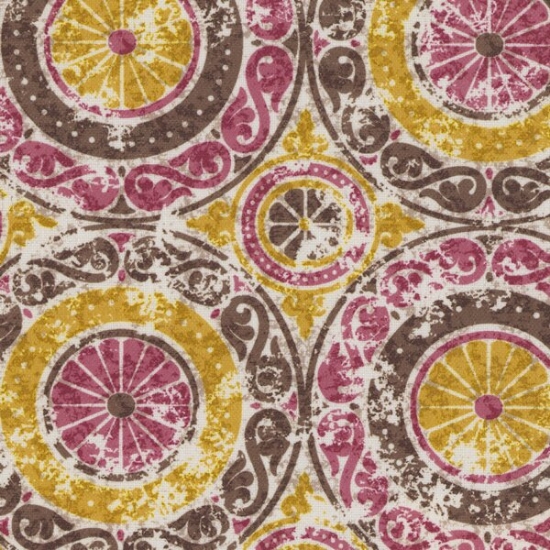 Picture of Taraz Raspberry upholstery fabric.