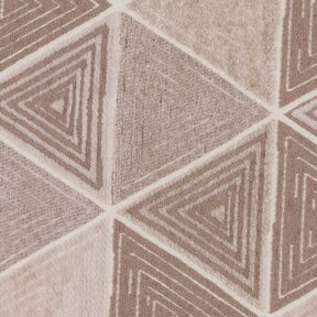Picture of Triangle Cream upholstery fabric.
